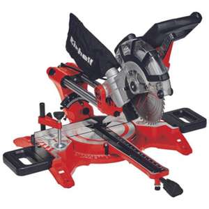 Einhell TC-SM 2131/2 Dual Sliding Mitre Saw - 210mm/ Double Bevel/ 1800W, Sold By iforce_marketzone (UK Mainland)