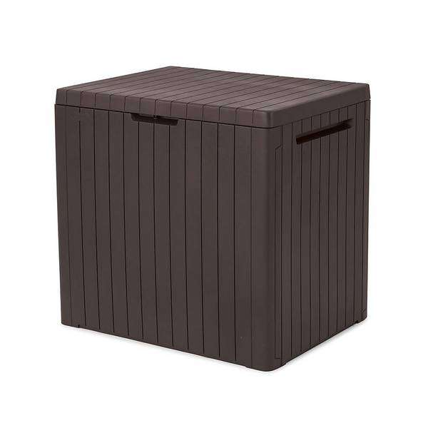Keter City Outdoor Garden Storage Box 113L - Brown £20 free Click & Collect @ Homebase