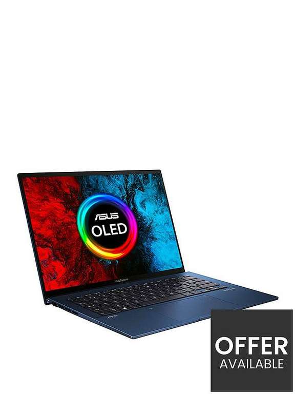 Asus Zenbook 14 OLED UX3402ZA-KN224W Laptop - 14in FHD, Intel Core i5, 16GB RAM, 512GB SSD - £799 (Free Collection) @ Very