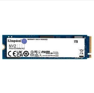 Kingston 1TB NV2 PCIe 4.0 NVMe SSD 1TB Capacity PCIe 4.0 NVMe Gen 4 x 4 W/Code ( limited stock) @ wezzstar22