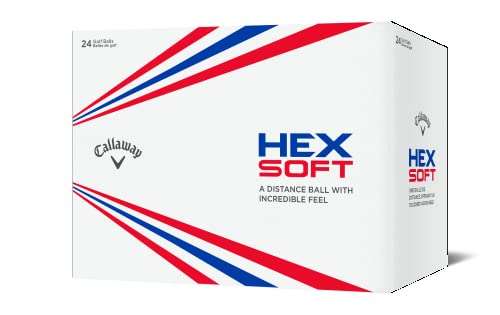 24 Callaway Hex Soft Golf Balls, White £24.99 Amazon Prime Exclusive