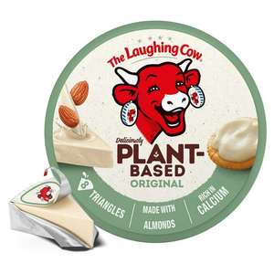 The Laughing Cow Deliciously Plant Based Almond Spread Original Triangles x8 128g Nectar Price