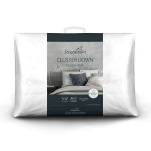 Buy one get one free Snuggledown Clusterdown Medium Support Back Sleeper Pillows (four pillows total) for £22.99 delivered @ SleepSeeker