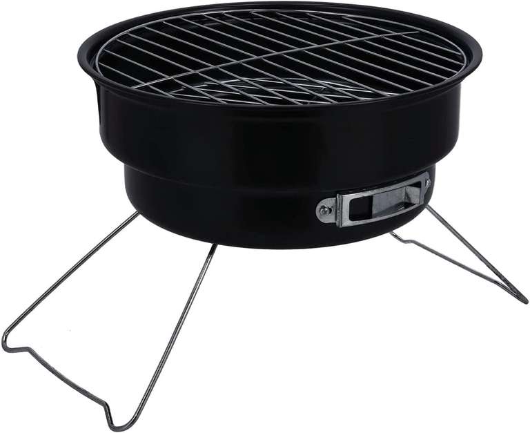 Round Charcoal BBQ Grill With Stand - Portable/Foldable - £15.29 Delivered With Code Stack @ Geepas