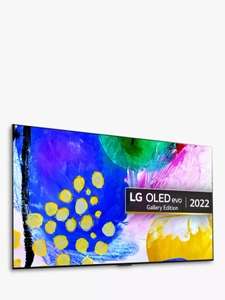 LG OLED65G26LA (2022) OLED HDR 4K Ultra HD Smart TV, 65 inch
