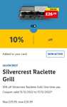 Silvercrest Raclette Grill £29.99 (£26.99 with Coupon via App - Selected Users) instore @ Lidl