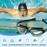 PUKCLAR Swimming Goggles, Nose clip, earplugs and hat set with storage case £9.99 Sold by PUKCLAR Vision & Fulfilled by Amazon