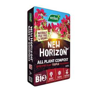 Westland New Horizon Peat Free All Plant Compost - 50L (Or Buy 3 & Save 20%) - Free C&C Only