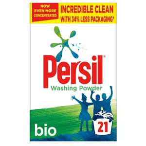 Persil Bio Washing Powder 21 Wash 1.05 kg/Persil Non Bio Washing Powder 21 Wash 1.05 kg £2.75 Each @ Iceland