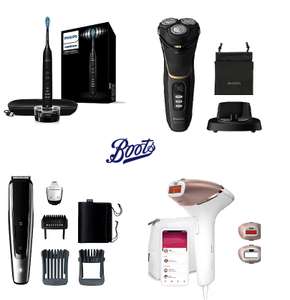 Extra 10% Off selected Philips electricals with discount code - stacks with £10 points on £60 spend @ Boots