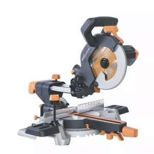 Evolution Electric Single-Bevel Sliding Compound Mitre Saw 110V R210SMS 210mm - Used £64.80 with code @ iforce_marketzone / eBay