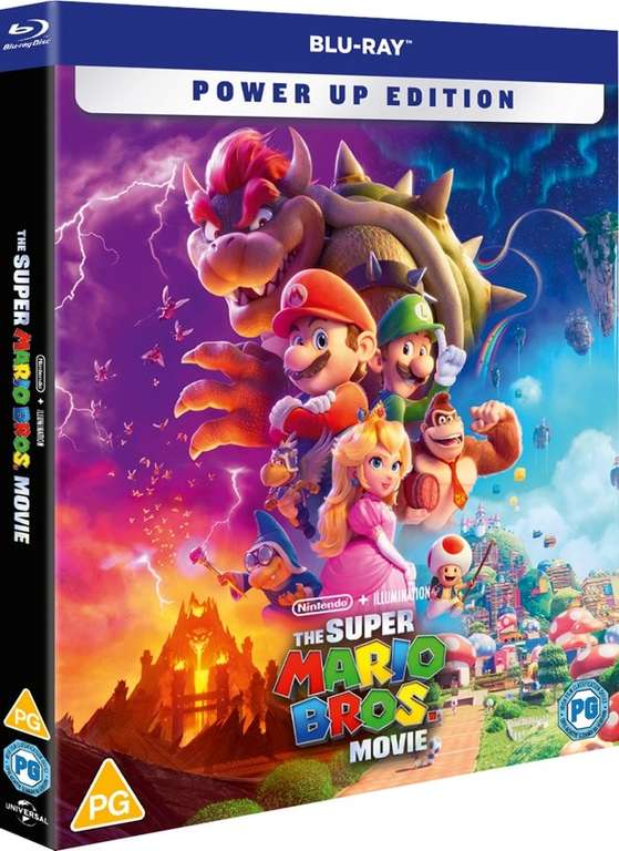 Super Mario Bros Movie Blu Ray (Free Click & Collect)