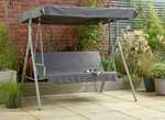 Argos Home 3 Seater Metal Swing Chair - Grey £88 using code @ Argos
