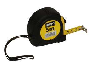 Rolson 5 Metre Tape Measure £1.50 (£1.42 with Motoring Club Premium) + Free Click & Collect @ Halfords