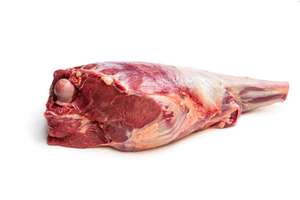British Whole Leg of Lamb per kg instore Hammersmith