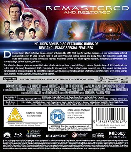 Star Trek Movies 4K Bluray