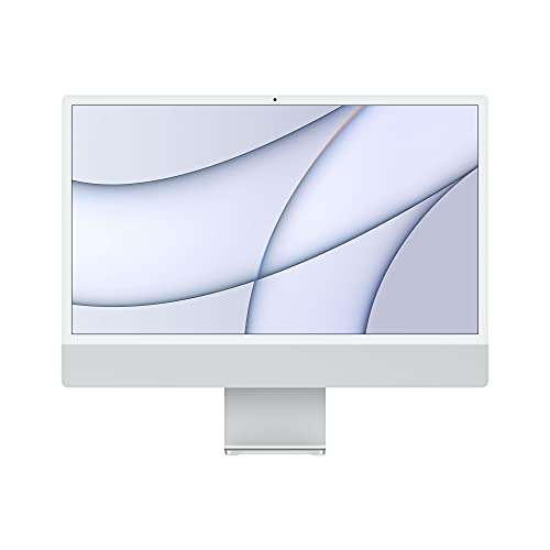 Apple 2021 iMac (24-inch, M1 chip with 8‑core CPU and 8‑core GPU, 4 ports, 8GB RAM, 256GB) - Silver £1339.98 @ Amazon