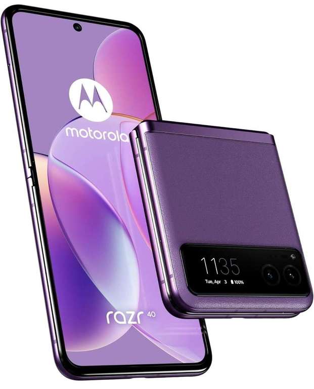 Motorola Razr 40 8GB 256GB 5G Smartphone + 500GB iD Data, Unltd Mins / Texts - £19.99pm (24m)