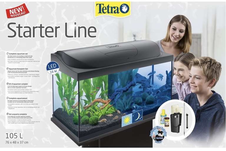 Tetra Starter Line 105L LED Fish Tank - Free C&C