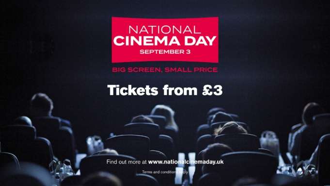 National Cinema Day 3rd September - All Tickets £3 + Booking Fee at Selected Cinemas e.g. Odeon, Vue, Empire