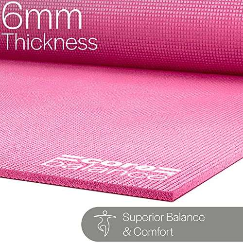 Core Balance Yoga Mat, Thick Foam 6mm, Non Slip, £11.04 Dispatches and Sold by TII Brands, Devon UK