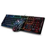 kenable K13 RGB Backlit USB Gaming Keyboard & Optical 2400 DPI Mouse Combo Set - £8.62 Delivered @ Kenable