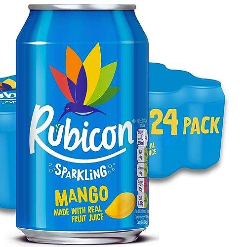 Rubicon Cans 24pk Mango (£6.40 S&S) & Passionfruit (£6.80 S&S)