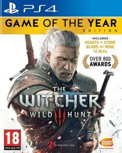 The Witcher 3: Wild Hunt: Game of the Year Edition - used (PS4) - £8.09 delivered @ Music Magpie