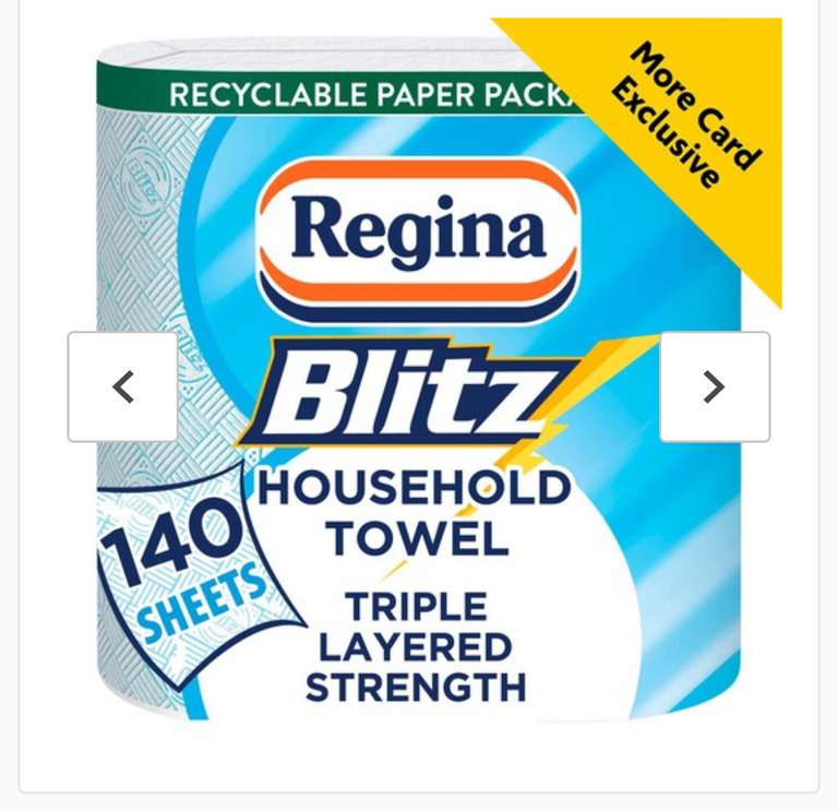 Regina Blitz All Purpose Kitchen Towel 2 per pack (More Card Price)