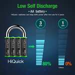 HiQuick 8pcs 2800mAh Ni-MH AA Rechargeable Batteries x8 £11.17 Dispatches from Amazon Sold by HiQuick - FAST