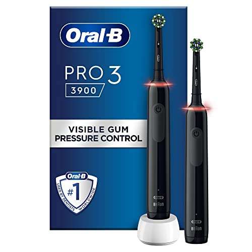Oral-B Pro 3 2x Electric Toothbrushes with Smart Pressure Sensor £69.99 at Amazon