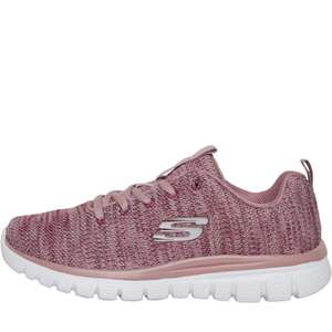 Skechers Womens Gracefull Twisted Fortune Trainers (in Mauve) - £31.98 delivered - @ MandM Direct