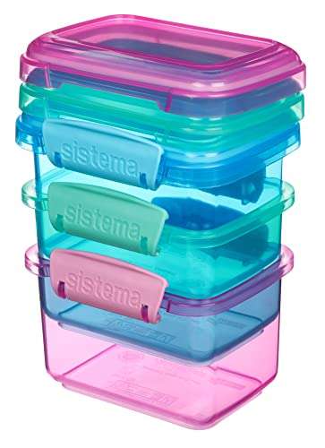 3 x Sistema Lunch Food Storage Containers 400 ml
