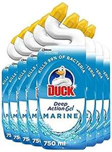 Duck Liquid Toilet Cleaner, Deep Action Gel , Marine, 750 ml, Pack of 8 Usually dispatched within 1 to 3 weeks £8 @ Amazon