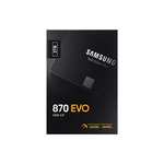 Samsung SSD 870 EVO, 2 TB, Form Factor 2.5”, Intelligent Turbo Write, Magician 6 Software, Black - £138.43 @ Amazon