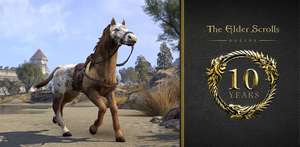 [GeForce NOW members] The Elder Scrolls Online 10-year Anniversary Celebration : Sungold Bay Thoroughbred Mount - Claim it for Free