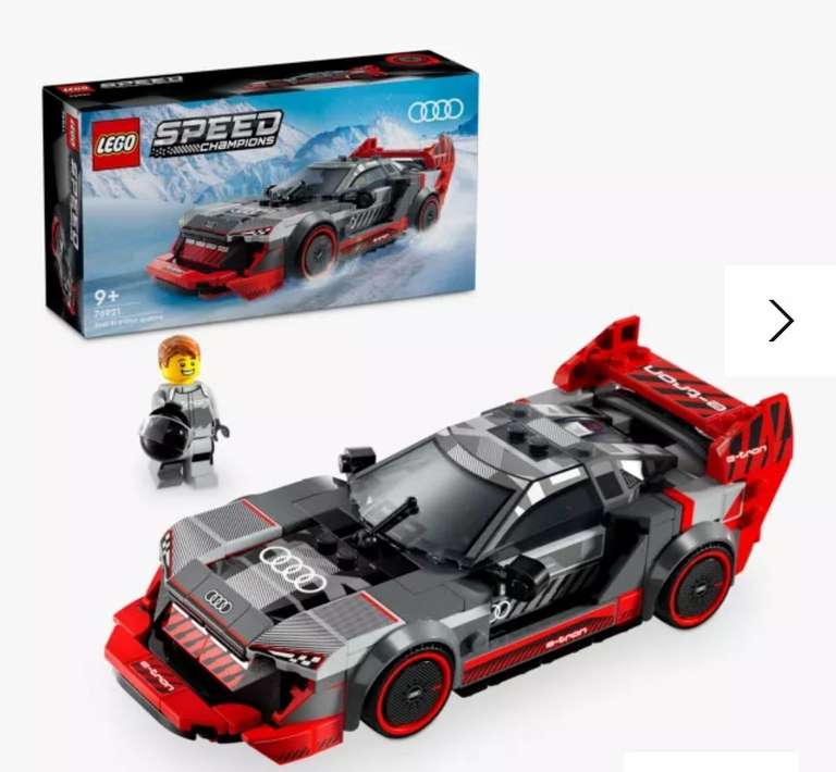 LEGO Icons Bouquet of Roses Flowers Set 10328 | Speed Champions Audi S1 e-tron quattro Race Car Toy Set 76921 £18.89 - w/Code