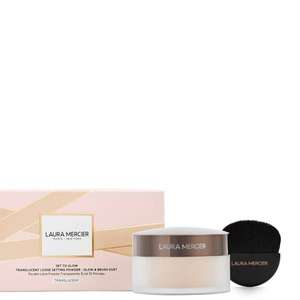 Laura Mercier Set to Glow Translucent Loose Setting Powder Glow and Brush Set - £22.19 delivered with code - @ Lookfantastic