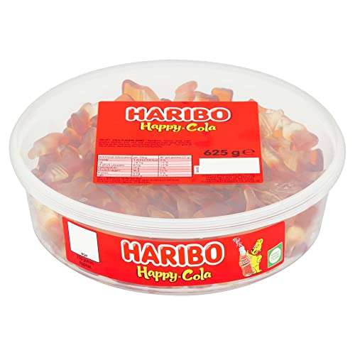 HARIBO Happy Cola Sweets Sharing Tub 625g £3.96 / £3.56 via sub & save @ Amazon
