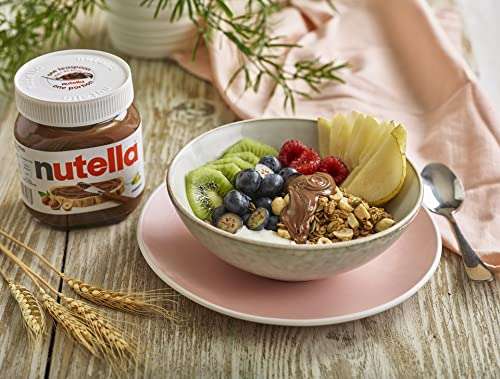 Nutella Hazelnut Chocolate Spread Jar Pack of 2 x 950g - £10 (£9 with Sub & Save) @ Amazon