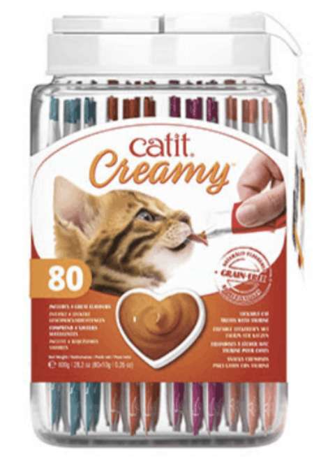 Catit Creamy Cat Treats Variety Jar, 80 x 10g - £11.98 @ Costco