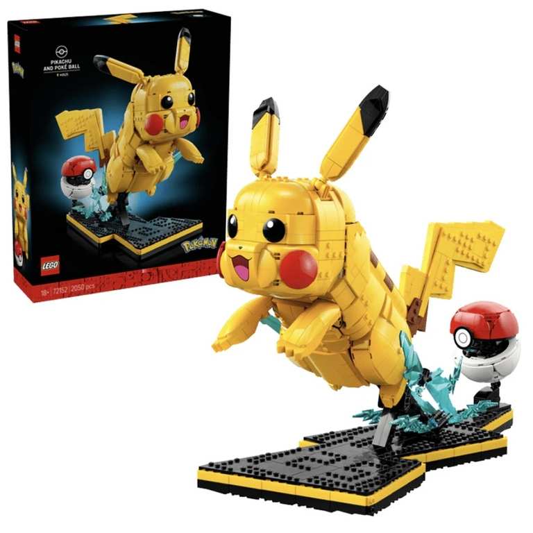 LEGO Pokemon 72152 Pikachu and Poké Ball Age 2050pcs / Pokemon 72151 Eevee £47.99
