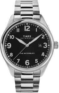 Timex Waterbury Silver Tone Automatic Men's watch traditional 42mm - £89.99 @ TK Maxx - free click and collect / £4.99 delivery