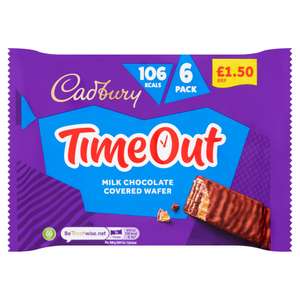 Cadbury Timeout Original 6 Pack - Tondu