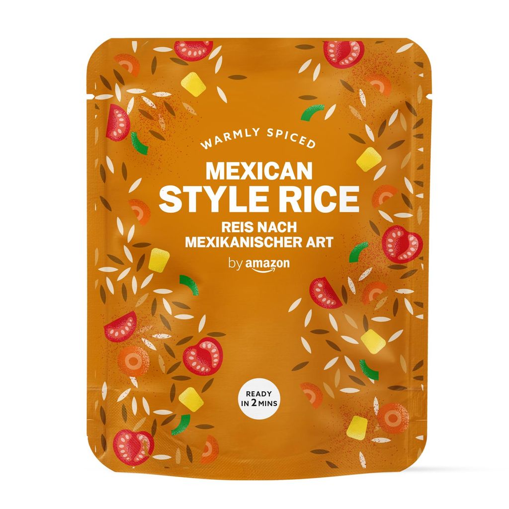 Amazon Mexican Microwave Rice 250g - (43p w 10% off coupon + max S&S)