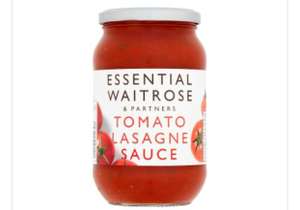 Essential Tomato Lasagne Sauce500g 65p @ Waitrose