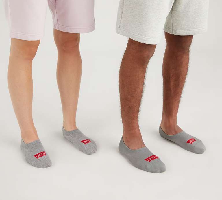 3 Pack - Levi’s Batwing High Rise Socks (2 Colours / Sizes 3-12) - Extra 10% Off / Free Delivery for Members (Free To Join)