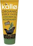 Kallo Organic Stock Paste, Garlic & Mixed Herbs/ Chicken & Rosemary/ Vegetable & Mixed Herbs 100g: £1.25 / (£1.13 Subscribe & Save) @ Amazon