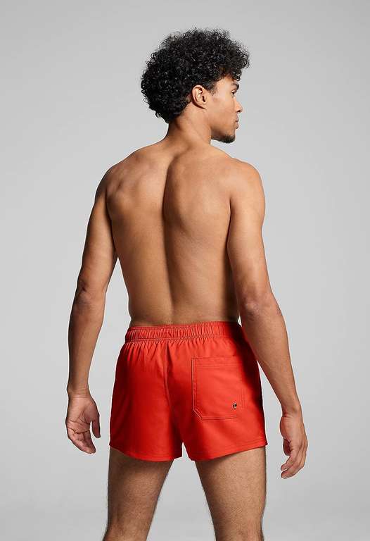 PUMA Men's Length Swim Shorts Board - Only Size XL Red