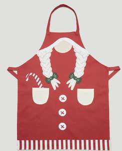 Mrs Christmas Gnome Apron £4.90 Free click and collect @ Matalan